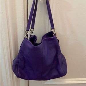 Coach leather purse